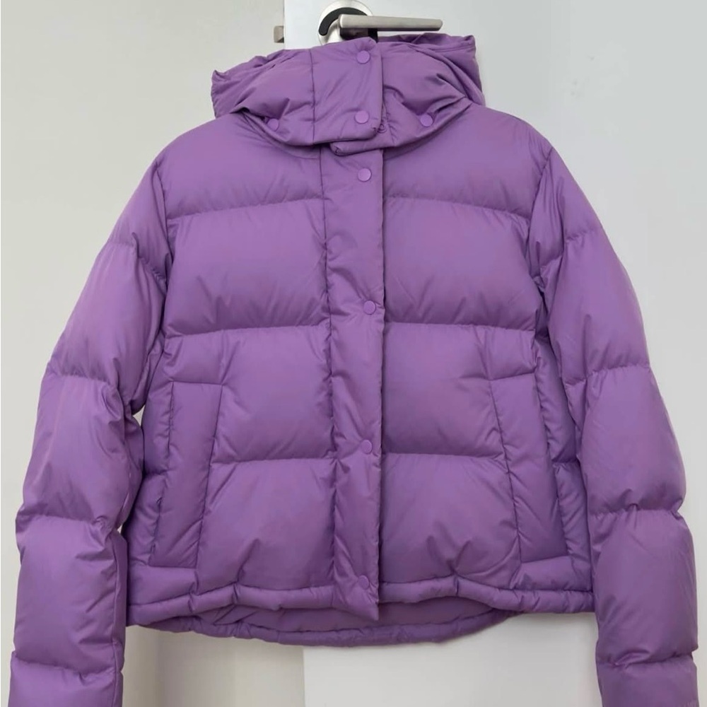 Women's Purple Puffer Jacket